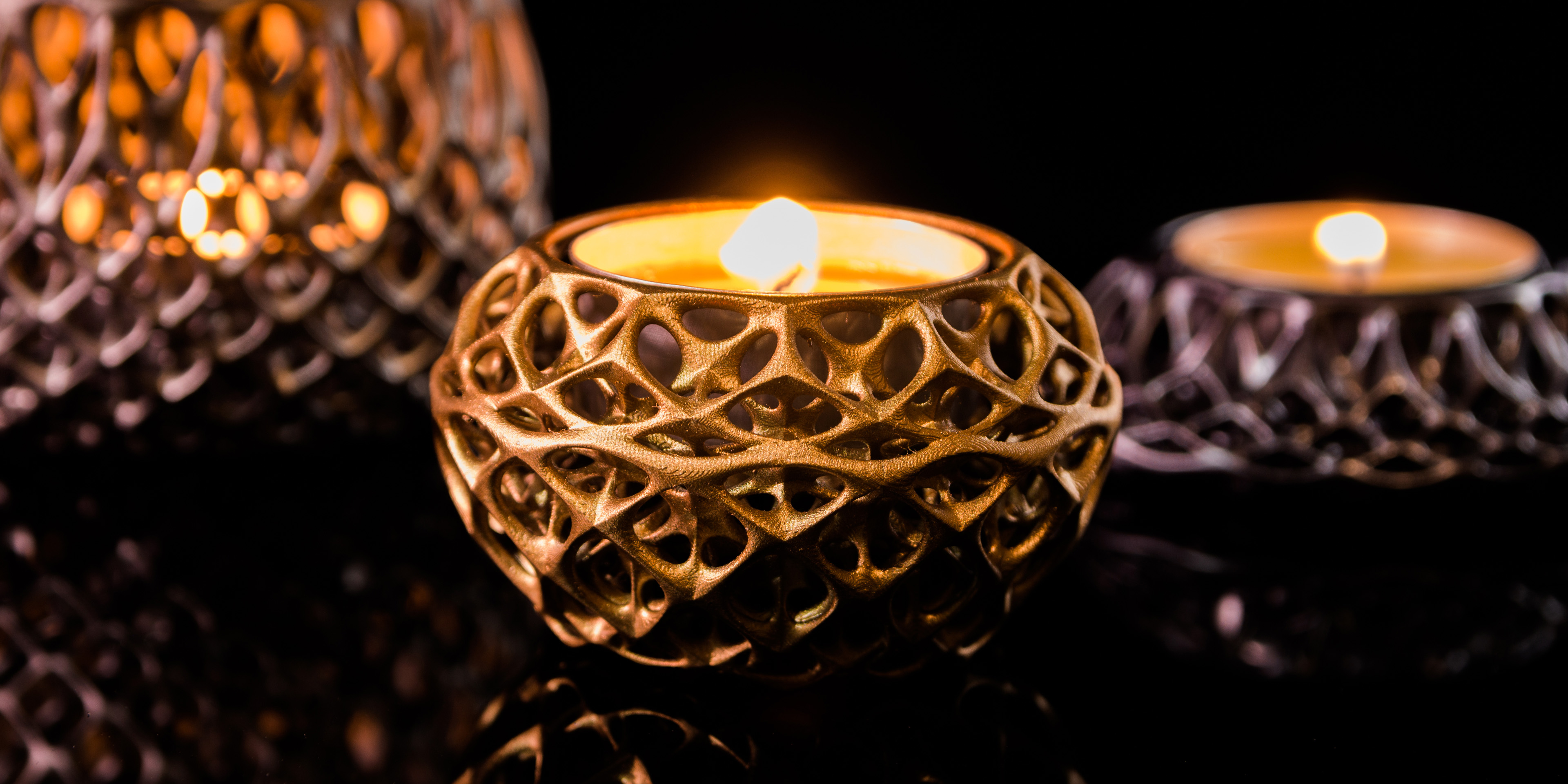 Find here a selection of the best 3D models of 3D printable files of candle holders