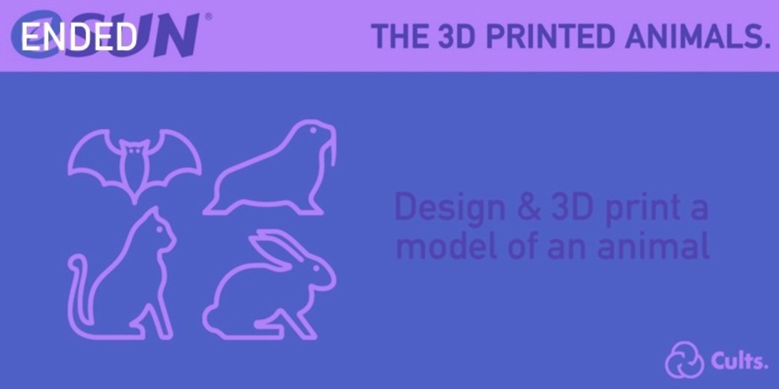 The challenge of design and 3D printing about Animals