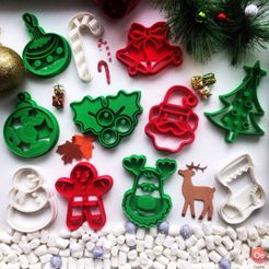 christmas_collection.jpg Santa Clause Cookie Cutter