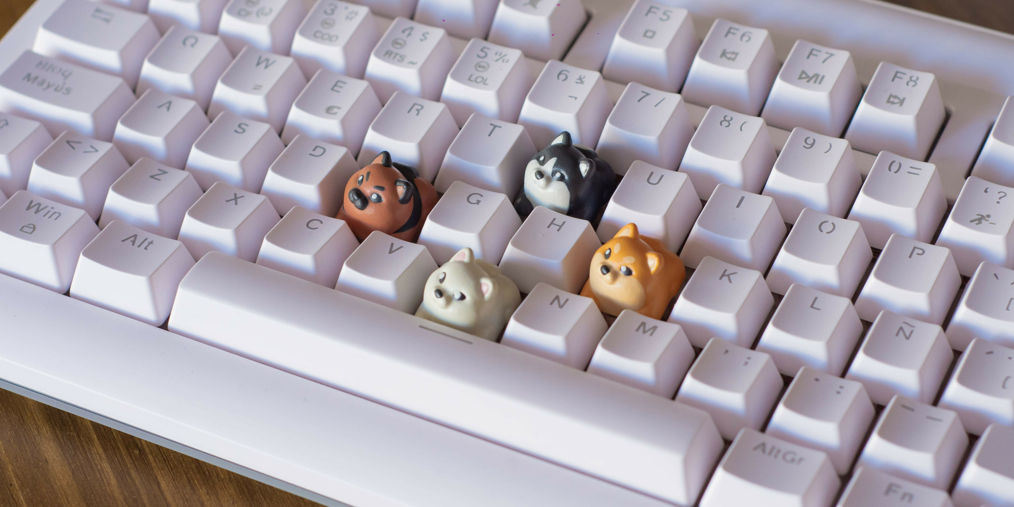 Find here a selection of the best 3D models of 3D printable files of keycaps for keyboards