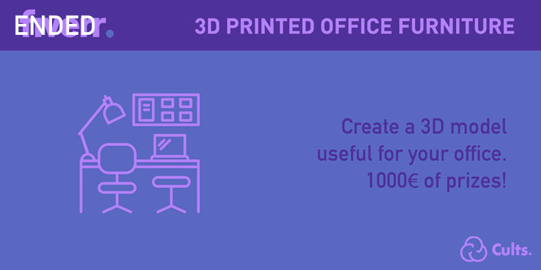 The challenge of design and 3D printing about the office.