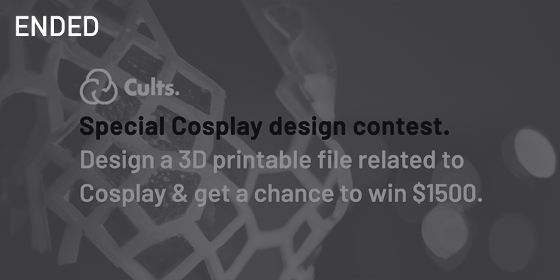 The challenge of design and 3D printing about cosplay and costume.