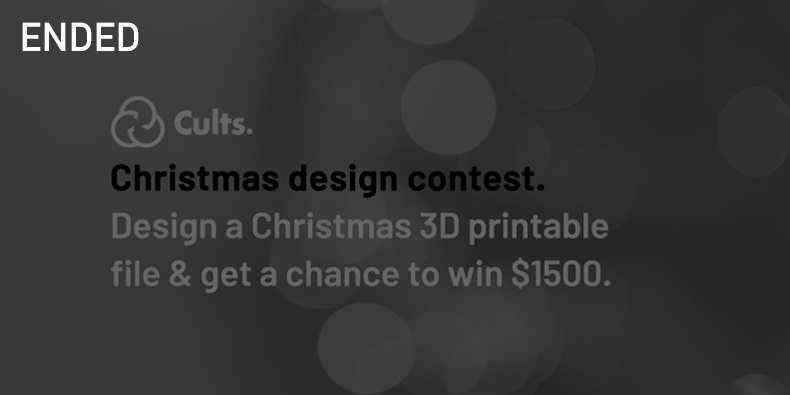 The Christmas 3D printing and design challenge.